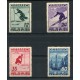AUSTRIA 1936 Yv 477/80 SERIE COMPLETA NUEVA CON GOMA PARECE MINT RARA FIS SKY DEPORTES 100€